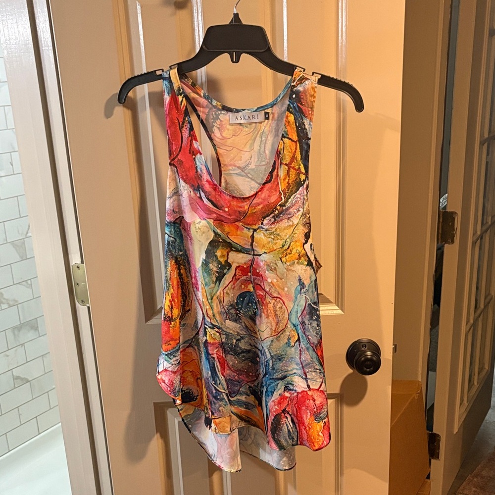 Colorful Abstract Women's Tank Top